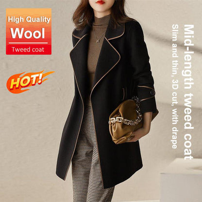 Handmade High-end Loose-cut Woolen Coat