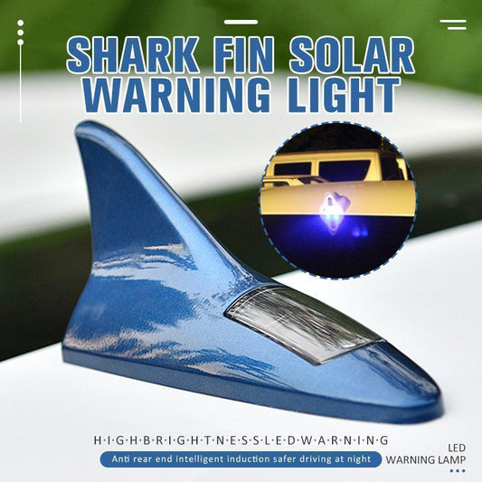Solar Power Car Shark Fin Roof Antenna LED Flash Light