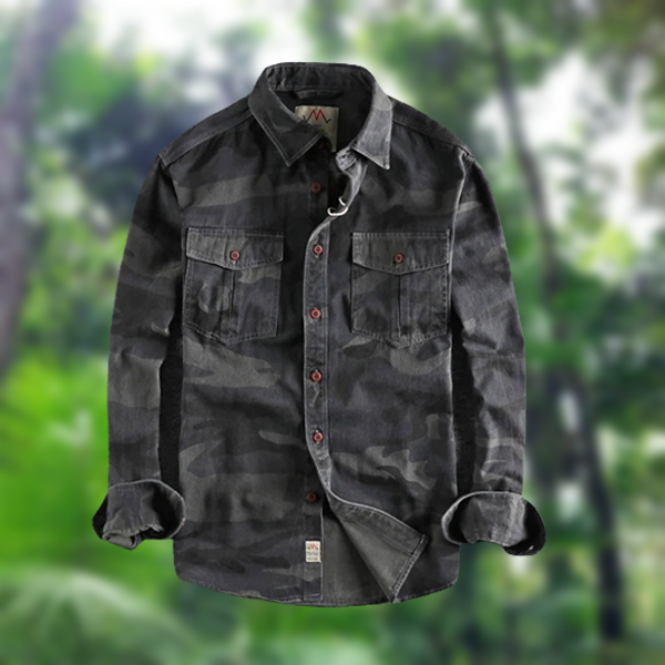 MEN CAMOUFLAGE CARGO SHIRTS