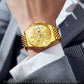 Automatic Mechanical Watch Luxury Gold Watch for Men