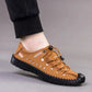 Men's Aviator Wrapped Toe Hollow Leather Sandals