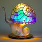 Stained Glass Plant Series Table Lamp