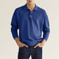 Men's Fashion Casual Loose Lapel Long Sleeve Polo Shirt