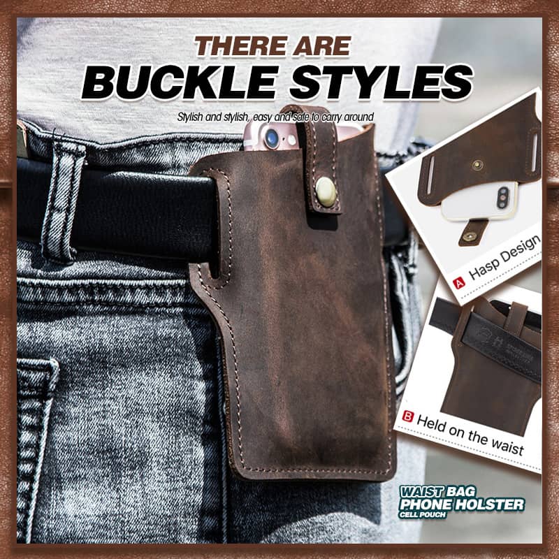 🔥Universal Leather Case Waist