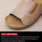 2023 Women's Casual Summer Daily Comfort Slip On Solid Color Leather Sandals