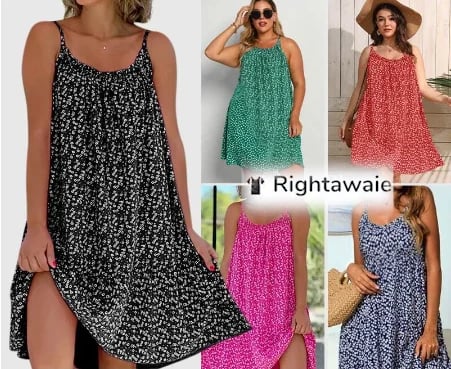 Floral Printed Camisole Dress - BUY 2 FREE SHIPPING