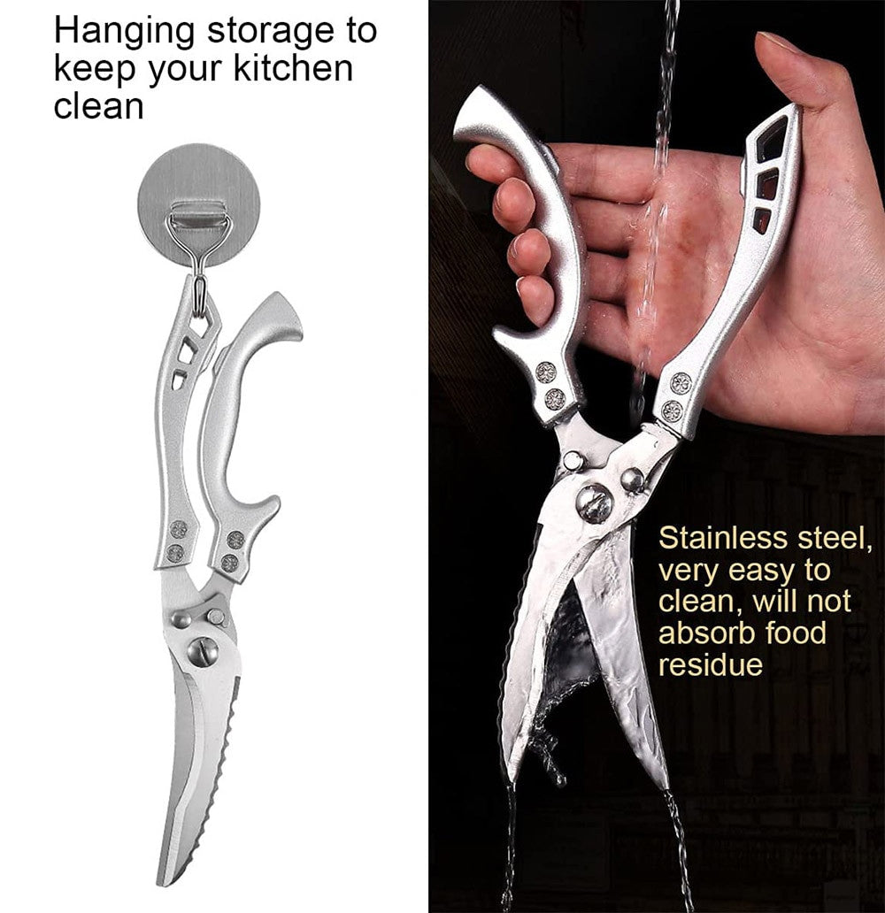 (🎅 HOT SALE NOW-48% OFF) -Heavy Duty Stainless Steel Bone-Cut Scissors