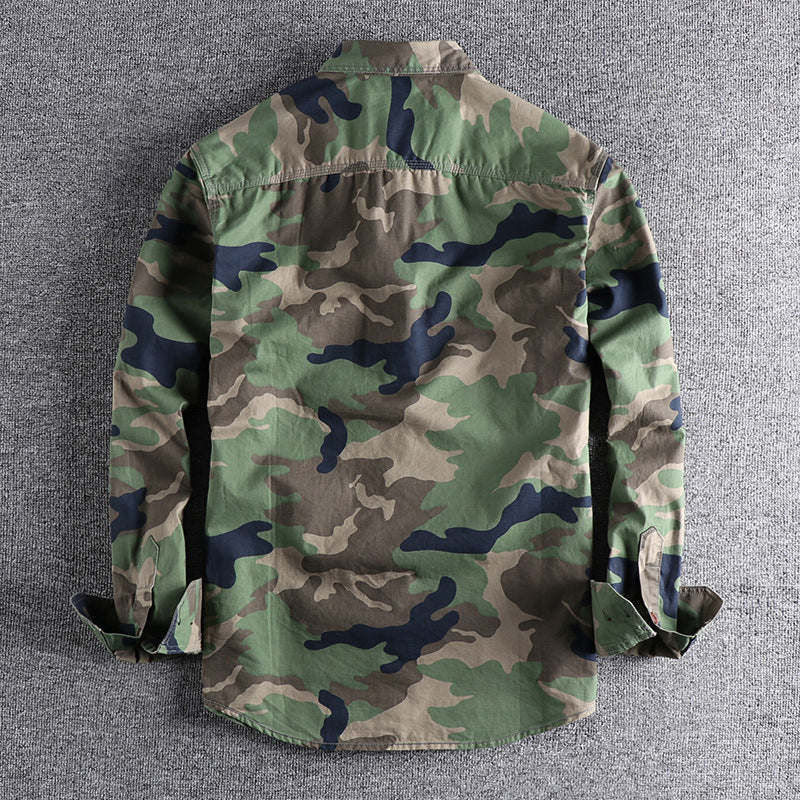 MEN CAMOUFLAGE CARGO SHIRTS