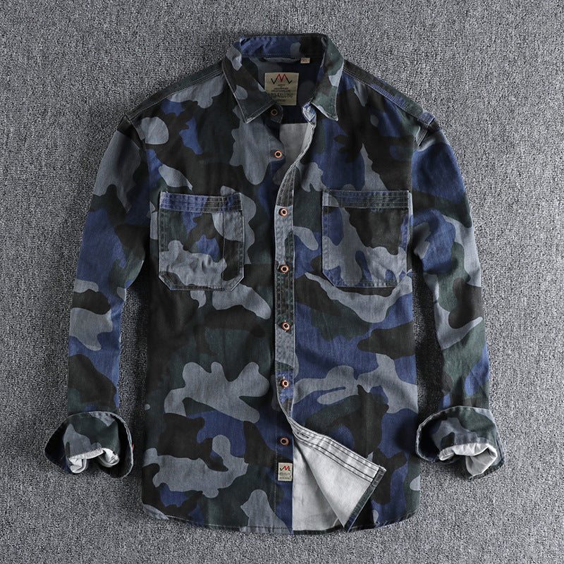 MEN CAMOUFLAGE CARGO SHIRTS