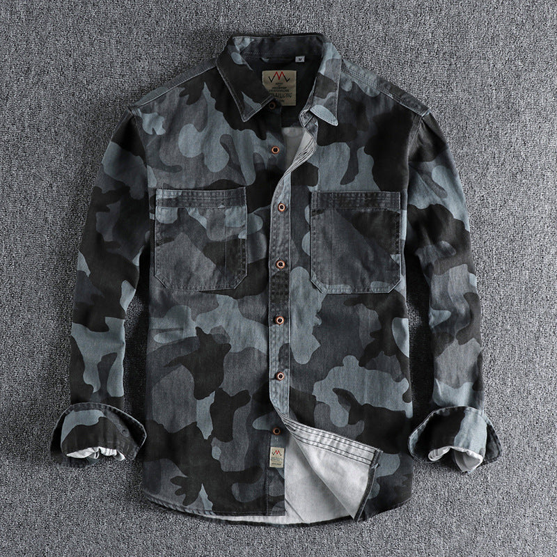 MEN CAMOUFLAGE CARGO SHIRTS