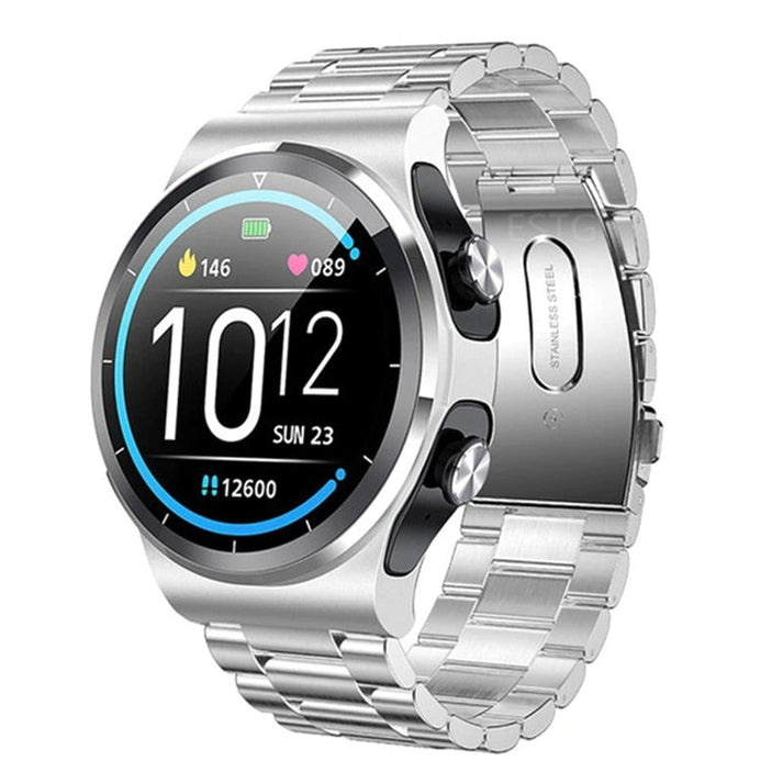 Cttopk™ - Sports Smartwatch with Wireless Earphones (Works with iPhone & Android)