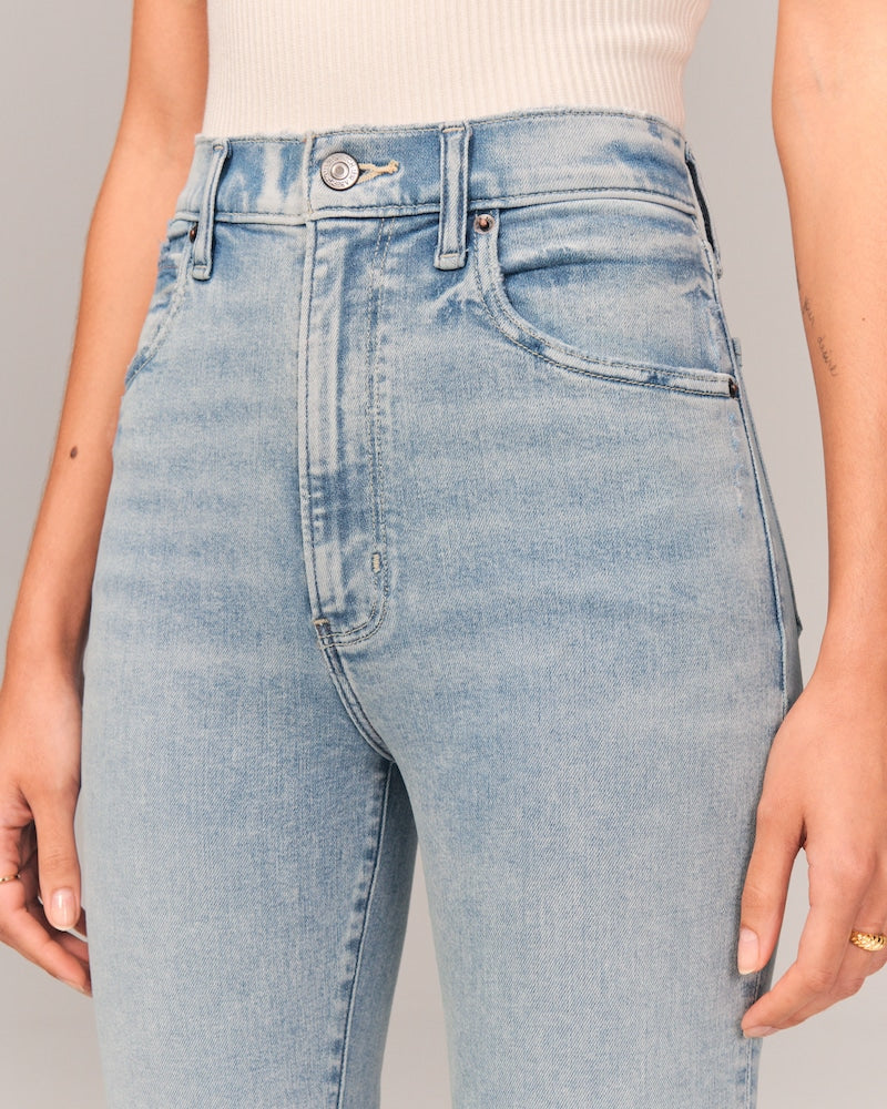 🔥🎉Christmas Sales 🎅🔥Trims the figure - Ultra High Rise Stretch Flare Jean(Free Shipping）)
