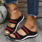 Leather Orthopedic Arch Support Sandals Diabetic Walking Cross Sandals