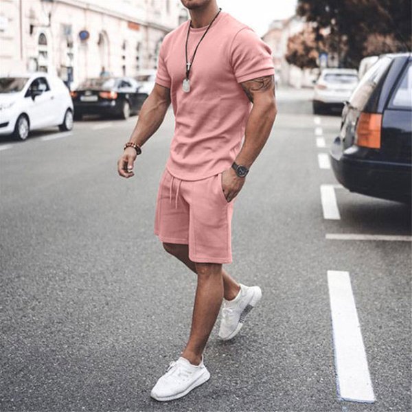 Men's Fashion Casual Solid Color Suit