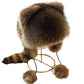 🎁💥Raccoon Tail Fur Parent-Child Plush Hat