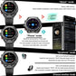 Cttopk™ - Sports Smartwatch with Wireless Earphones (Works with iPhone & Android)