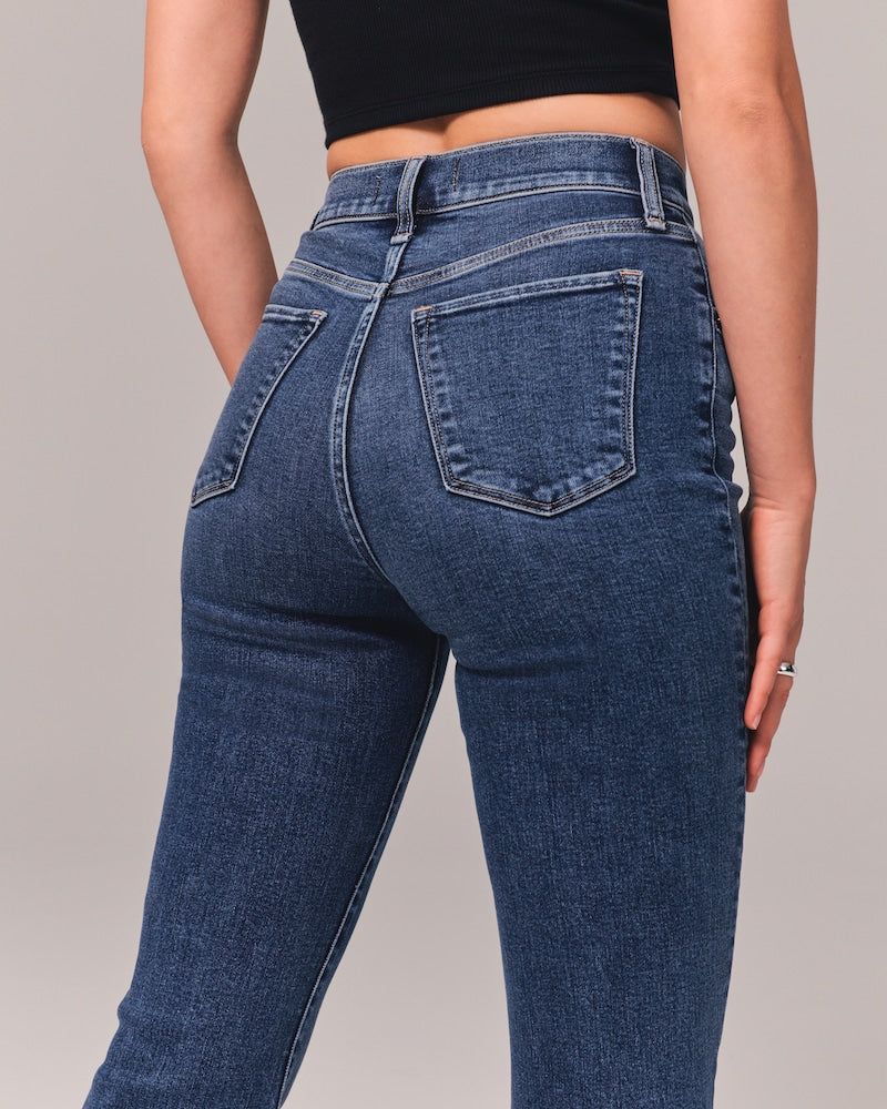 🔥🎉Christmas Sales 🎅🔥Trims the figure - Ultra High Rise Stretch Flare Jean(Free Shipping）)