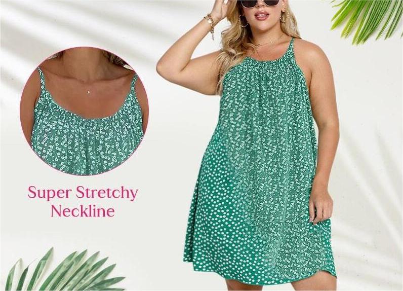 Floral Printed Camisole Dress - BUY 2 FREE SHIPPING