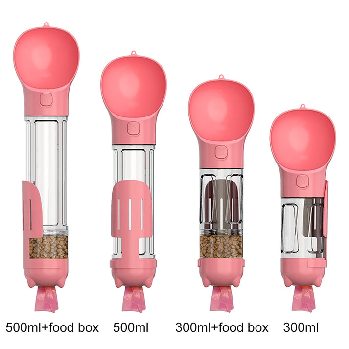 4 in 1 Portable Dog Water Bottle