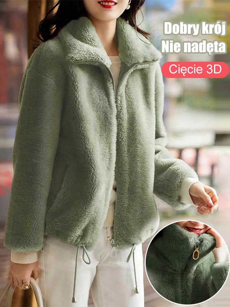 Thick coral fleece sweatshirt