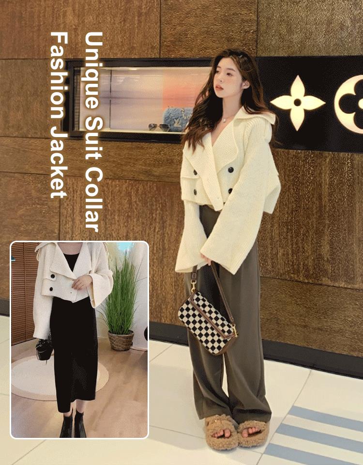 Niche Design Knit Cardigan