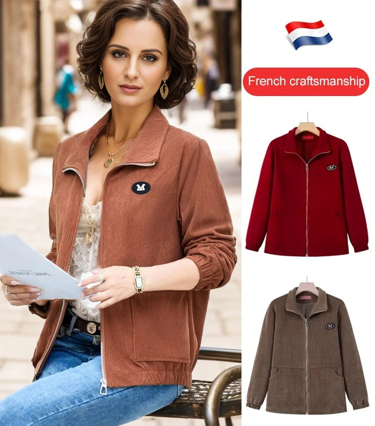 Warm And Cozy Fashionable Corduroy Jacket