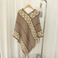 Ethnic Style Tassel Knitted Poncho