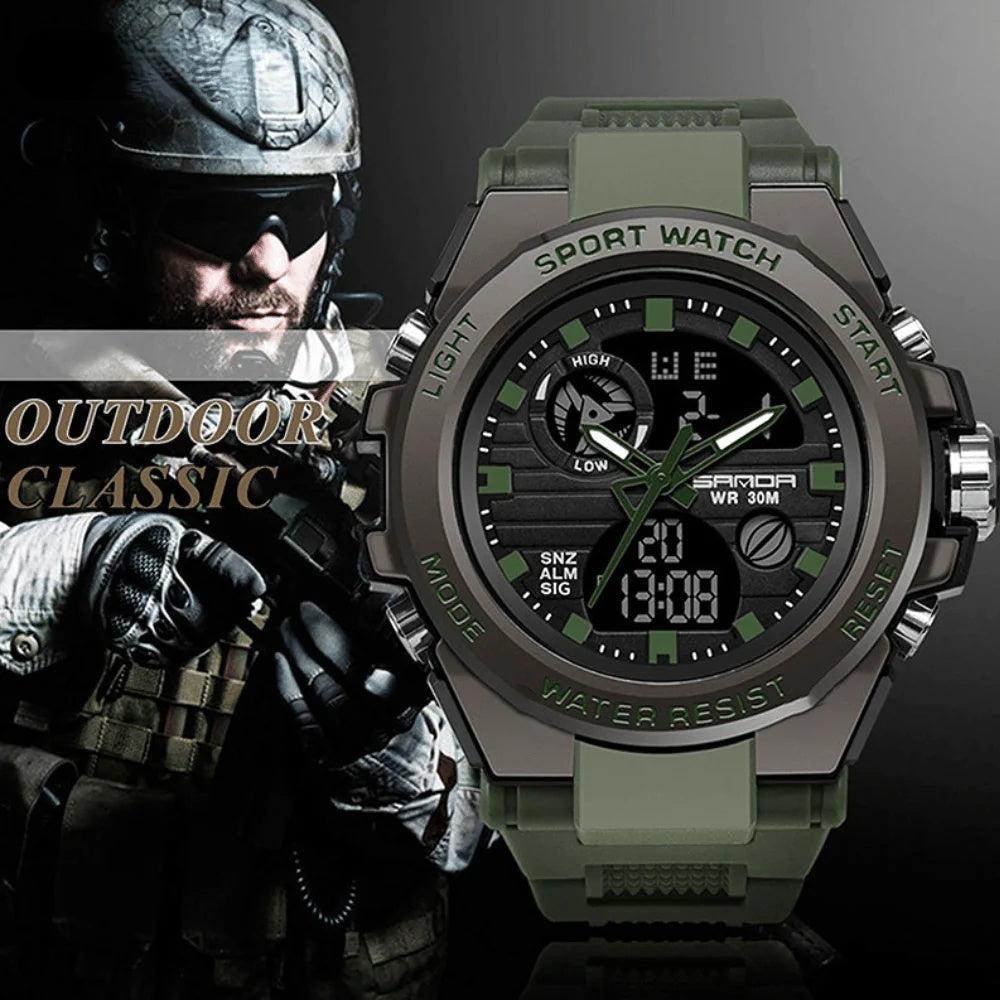 30m Waterproof Premium Men's Sports Watch